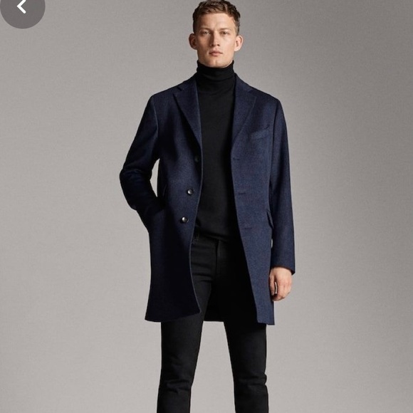 Jos. A. Bank Other - LIKE NEW‼️JOS A BANK NAVY WOOL TRENCH COAT SZ:50 L